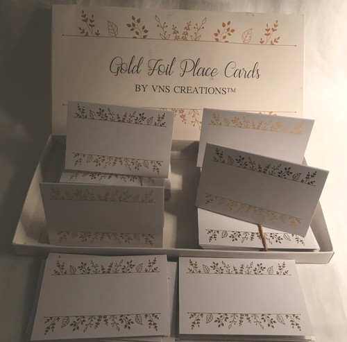 Table place setting - name, cards